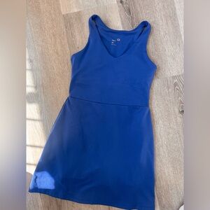 Gap Fit Blue Sleeveless Athletic Dress